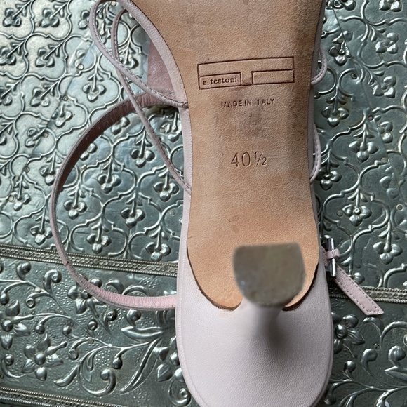 a. testoni light pink sandals - Picture 9 of 11